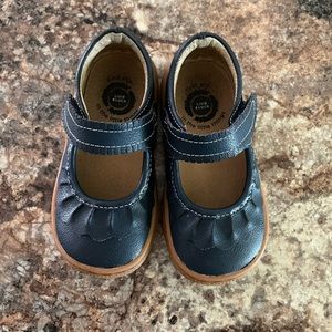 Navy RUCHE CLASSIC Mary Jane Livie and Luca